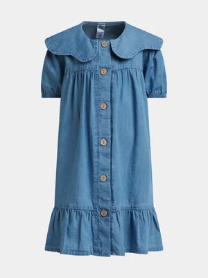 Jet Younger Girls Chambray Dress 