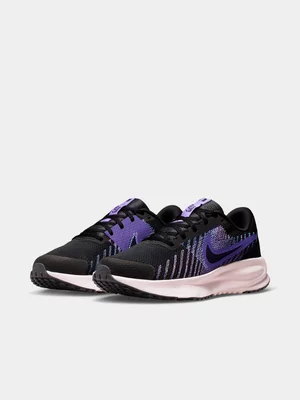 Nike Womens Run Defy Black/Violet Running Shoes