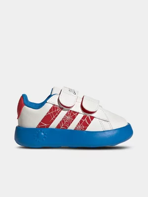 Toddlers adidas Grand Court Spider-man White/Red Sneaker