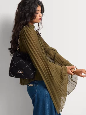 Luella Mini Stud Bucket Bag