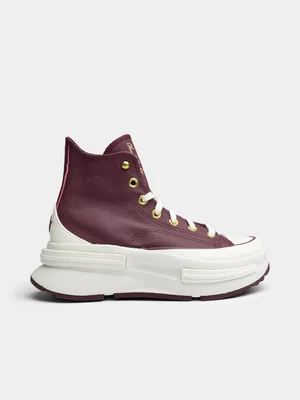 Women's Converse RSL CX Star Studded Hi-Top Burgundy/White Sneaker