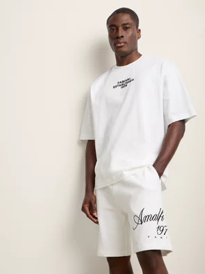 Fabiani Men's White Co-Ord Shorts
