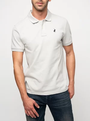 Men's Polo Grey Essential Pique Golfer