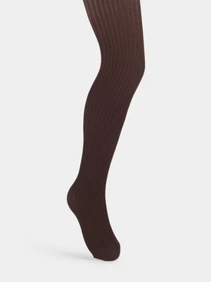 Ribbed Opaque Tights