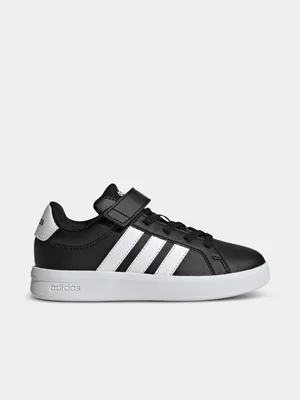 Kids adidas Grand Court 3.0 Black/White Sneaker