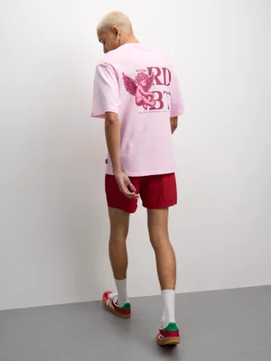 Redbat Men's Cupid Graphic Pink T-shirt