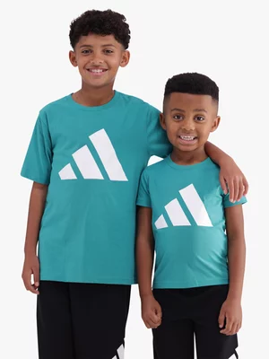 adidas Boys Brand Love Teal Tee