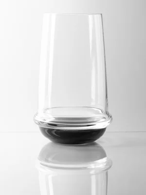 Lumen Hi Ball Glass Black