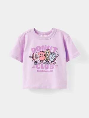 Cotton On Baby Purple Bobbi Short Sleeve Graphic T-Shirt 