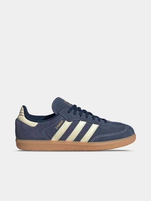 adidas Originals Junior Samba OG Night Indigo/Warm Vanilla/Gum Sneaker