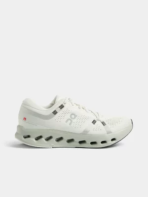 On Mens Cloudsurfer 2 Ivory/Iceberg Running Shoes 
