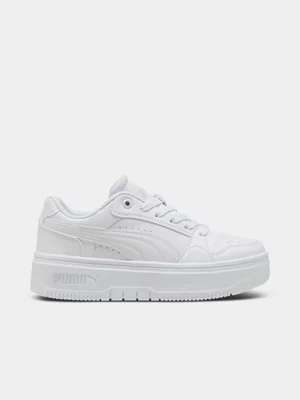 Junior Puma Rebound Femme White Sneaker