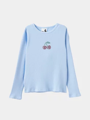 Cotton On Kids Girl Blue Jade Crew Top