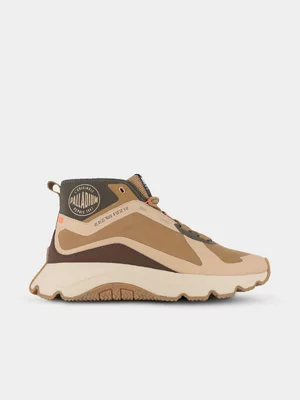 Men'S Palladium Thunder Mid-Brown Boots