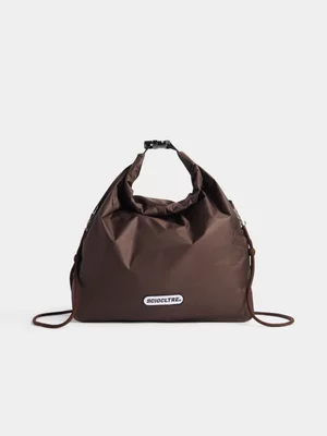 Socioculture Unisex Tote Brown Bag 