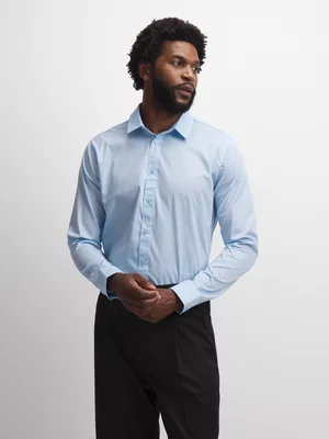 Jet Men's Light Blue Slim Shirt