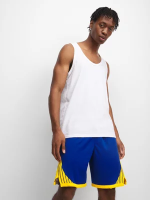 Nike Men's Dri-FIT Blue/Yellow Swingman Shorts