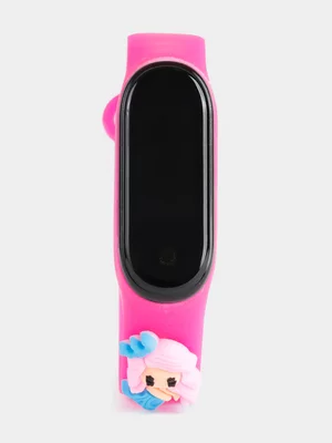 Girl's Pink Digital Mermaid Watch