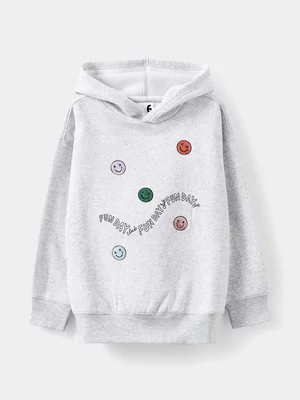 Cotton On Kids Girl Grey Sammy Oversized Hoodie