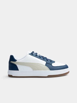 Men's Puma Caven White/Blue Sneaker