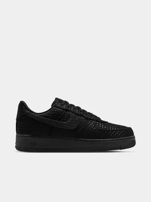 Nike Men's Air Force 1 Retro 'Valentines' Black Sneaker