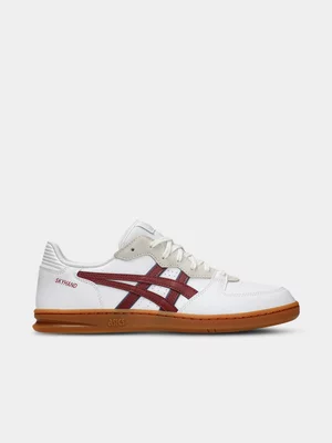 Asics Men's Skyhand OG White/Burgundy Sneaker