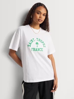 Saint Tropez Oversized Graphic T-Shirt