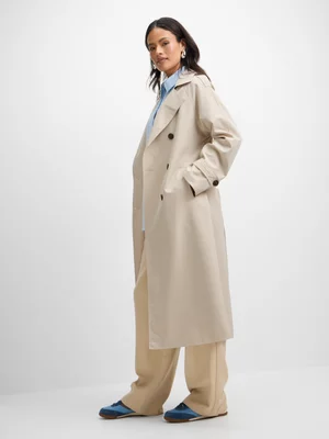 Jet Women's Light Stone Trench Coat
