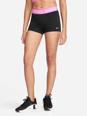 Nike Pro Womens 3 Inch Black/Pink/White Hotpants