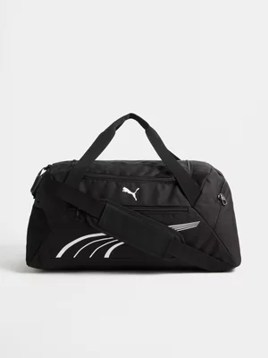 Puma Fundamental Medium Black/White Sports Bag