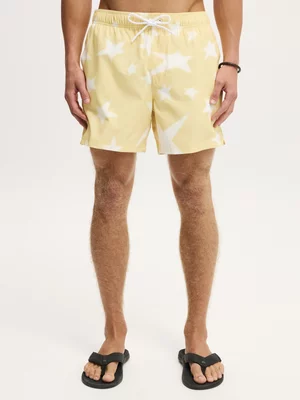 Men's Cotton On Yellow Stretch Swim Shorts