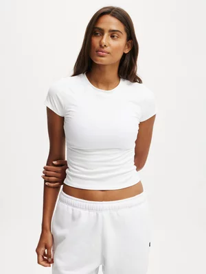 Women's Cotton On Active White Ultra Soft Fitted T-shirt