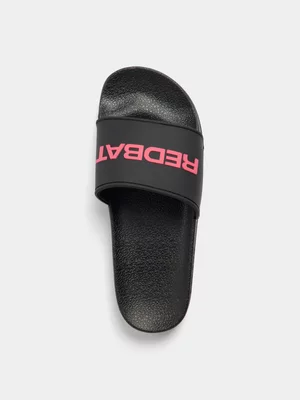 Redbat Women's Black Slides
