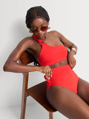 One Shoulder Swimwear Bikini Top