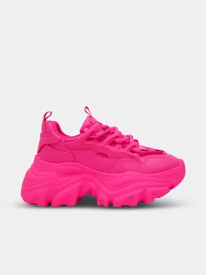 Women's Steve Madden Pink Roulette Sneakers