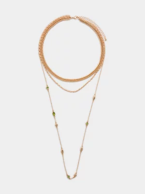 Layered Chunky Chain Necklace