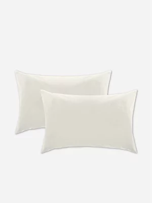 Volpes Egyptian Cotton 300TC Champagne Pillowcase Pair