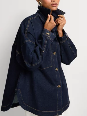 FF Denim Longer Length Shacket