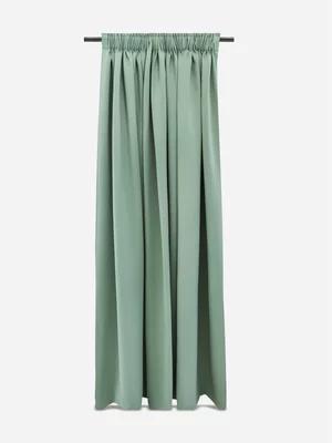 Volpes Blockout Sage Taped Unlined Curtain