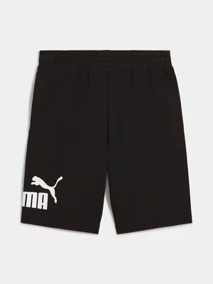 Puma Mens Essential Big No.1 Logo 10 Inch Black Shorts