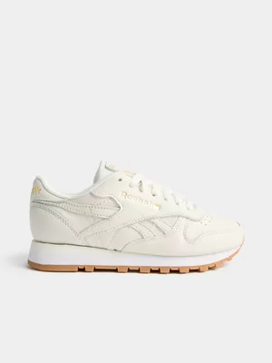 Reebok Women's Metallic Club C 85 Chalk/Gold Metallic Sneaker