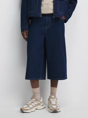 The FIX Men's Dark Wash Bermuda Denim Shorts