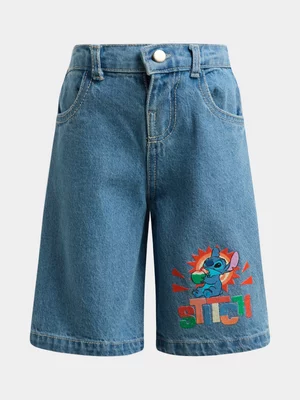 Jet Younger Girls Stitch Denim Jorts