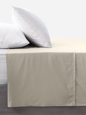 Volpes Egyptian Cotton 800tc Natural Flat Sheet