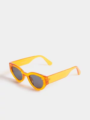 Exact Women's Orange Catseye Sunglasses