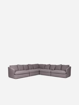 Palmer 5pc Modular Sofa Linen Slate