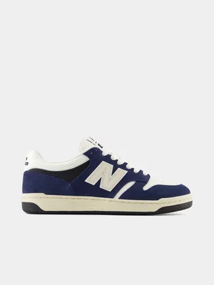 New Balance Men's BB480L v1 Navy Blue Sneaker