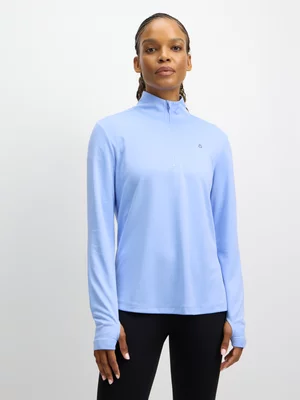 TS Womens Nova 1/4 Zip Blue Top