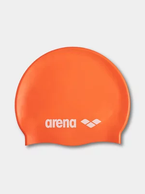 Arena Classic Logo Silicone Orange Swim Cap