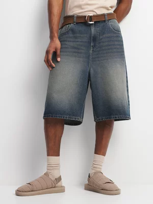 The FIX Men's Tinted Wash Bermuda Denim Shorts